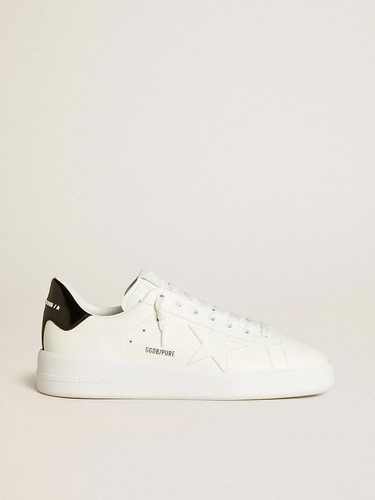 Men’s Purestar with leather star and black patent heel tab