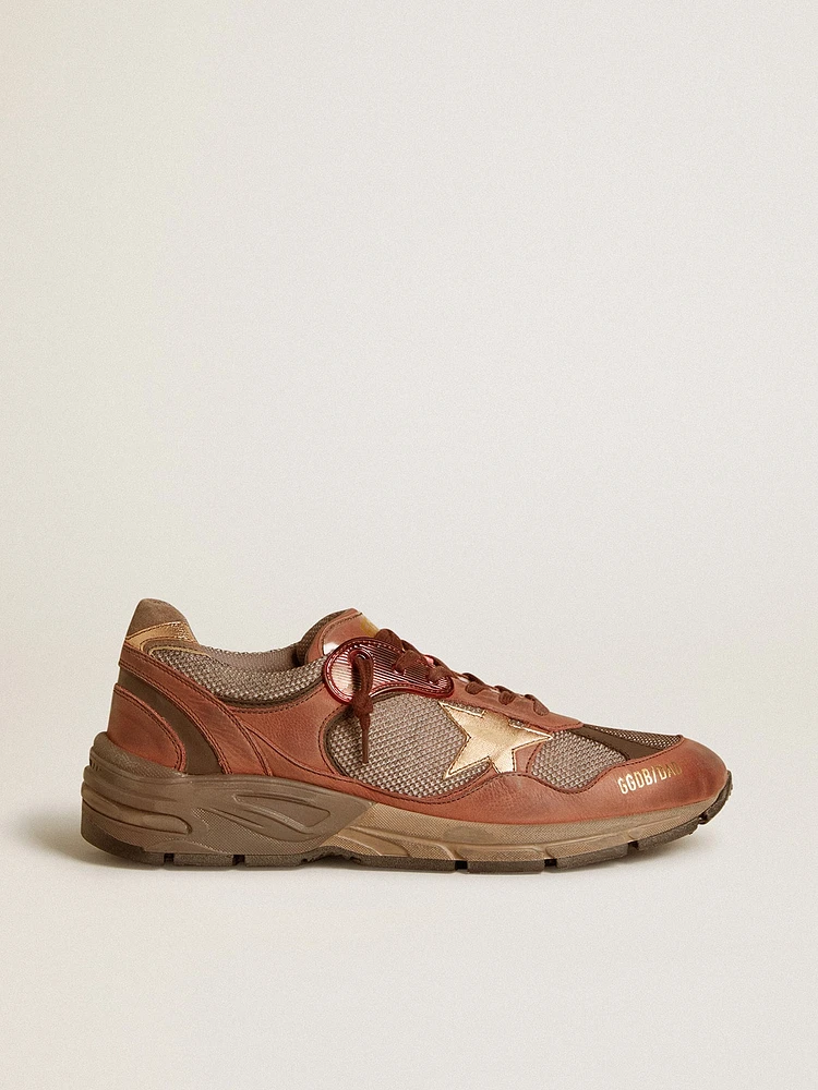 Men's Dad-Star nubuck with gold leather star and suede heel tab