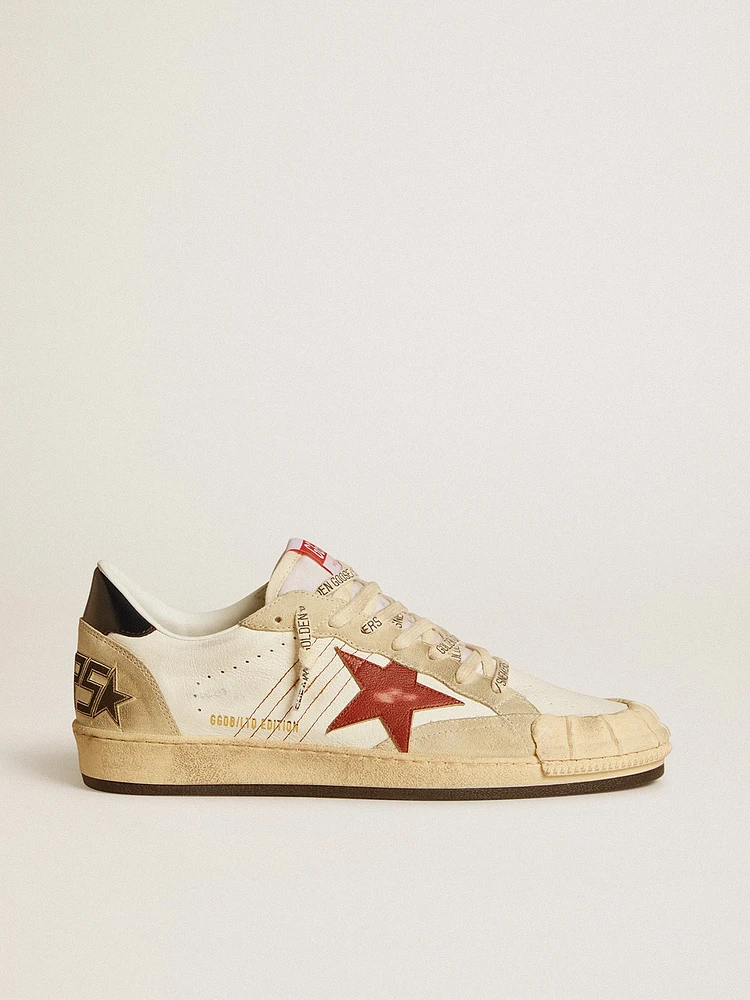 Men's Ball star LTD nappa leather with red and heel tab