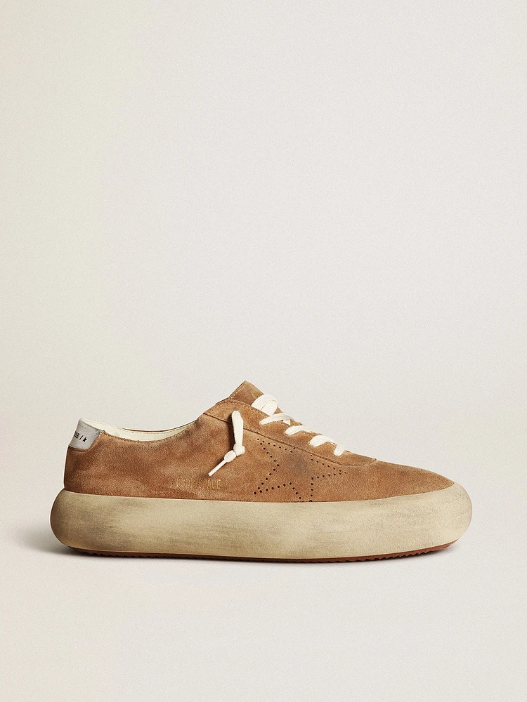 Men's Space-Star tobacco-colored suede