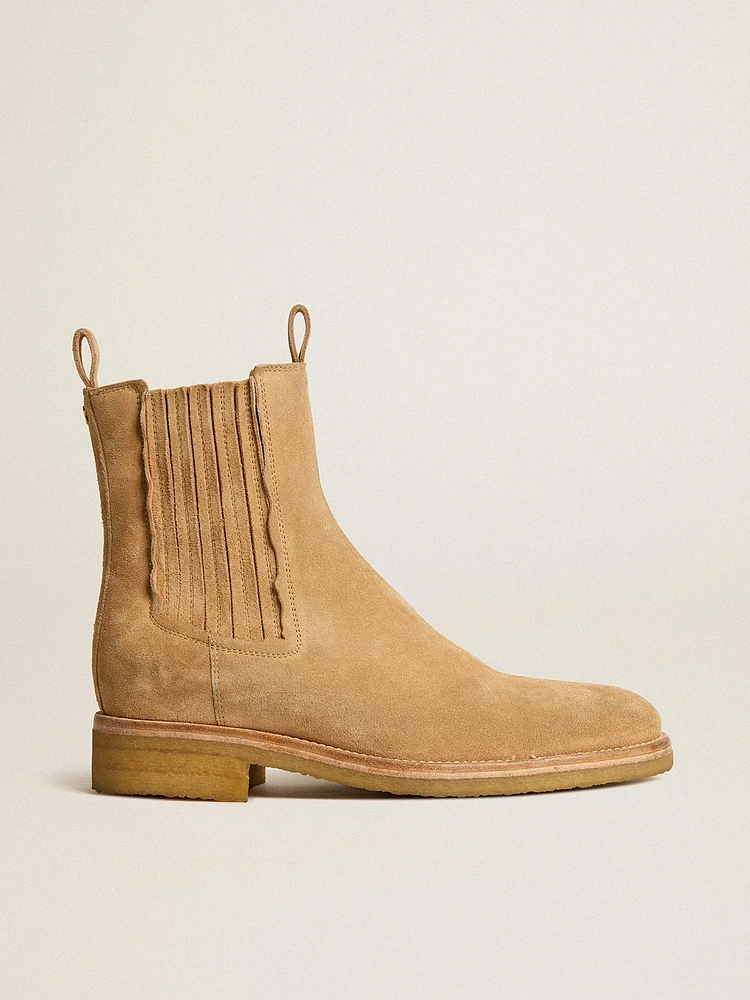 Chelsea boots suede tobacco