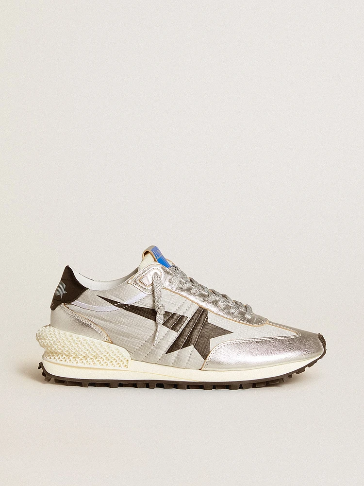 Men’s Marathon with silver ripstop nylon upper and black star