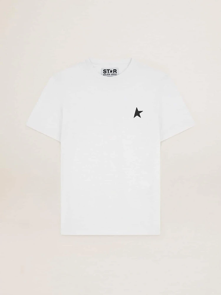 White star Collection T-shirt with black on the front