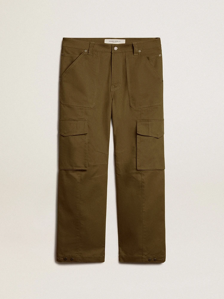 Olive green cargo pants