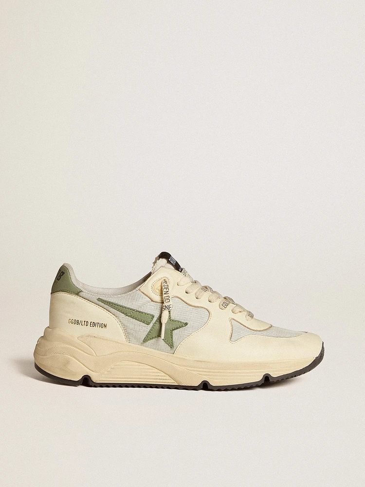Women’s Running Sole LTD nylon and nappa with nubuck star heel tab