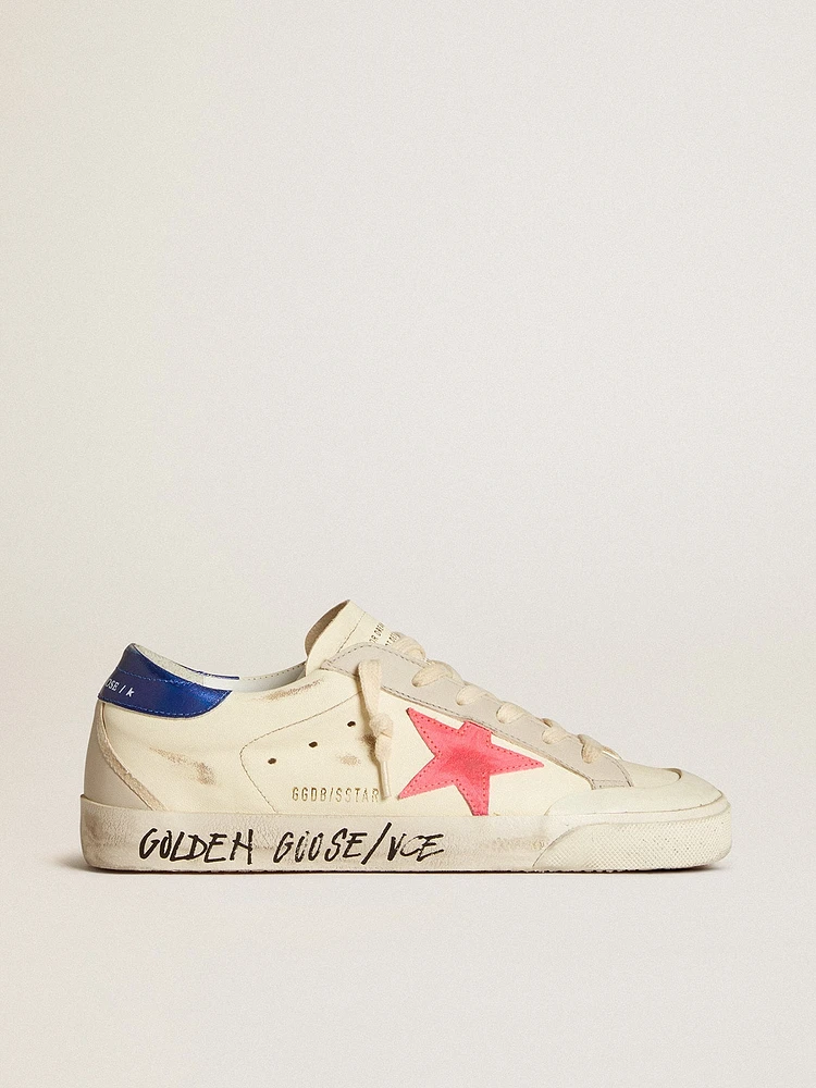 Women’s Super-Star nappa with suede star and metallic leather heel tab