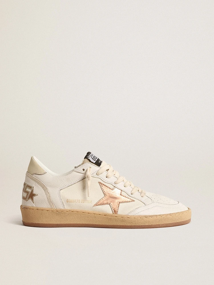 Ball star LTD canvas and nappa with bronze metallic leather