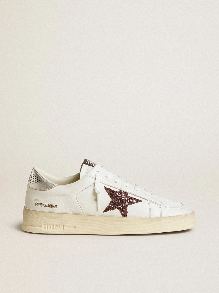 Women's Stardan nappa with glitter star and metallic leather heel tab
