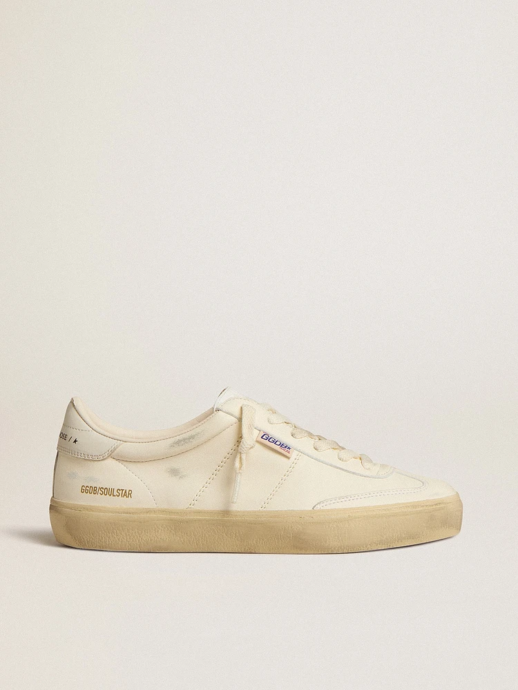 Women's Soul Star white nappa with leather heel tab
