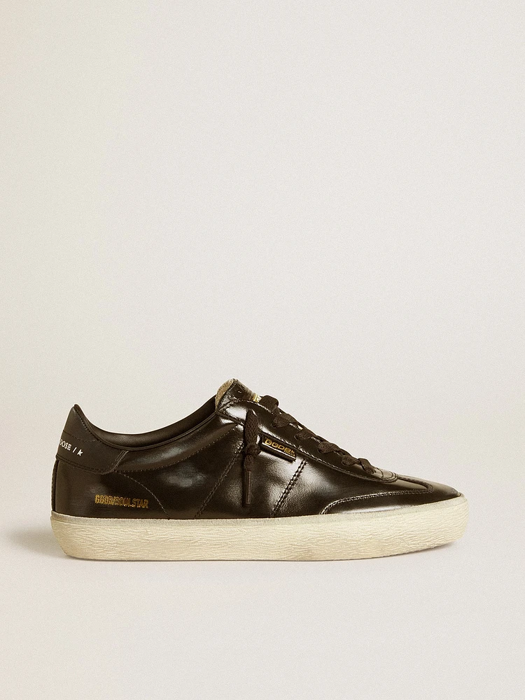 Women's Soul Star black patent leather with heel tab