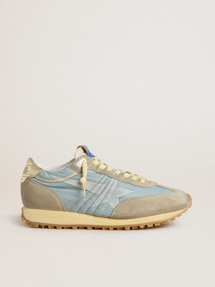 Women’s Marathon with light blue nylon upper and pastel star
