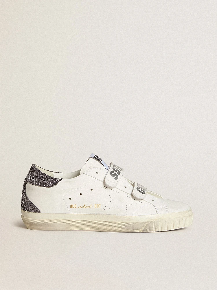 Bio-based Old School with perforated star and glitter heel tab