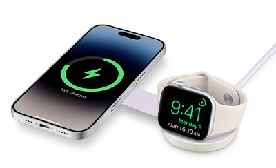 Twelve South ButterFly SE 2-in-1 USB-C Qi2 Travel Charger – Iridescent