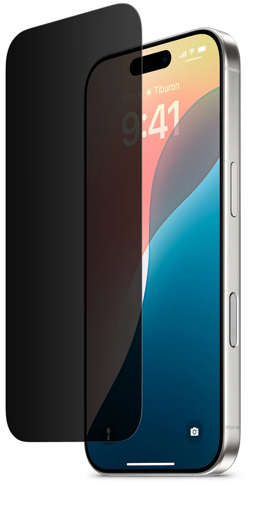 Belkin UltraGlass 2 Privacy Screen Protector for iPhone 16 Pro