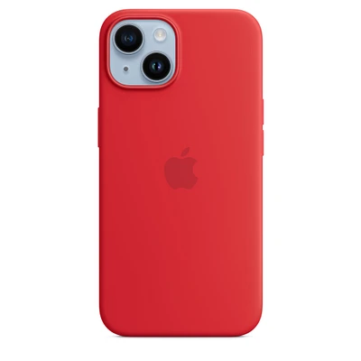 iPhone 14 Silicone Case with MagSafe - (PRODUCT)RED