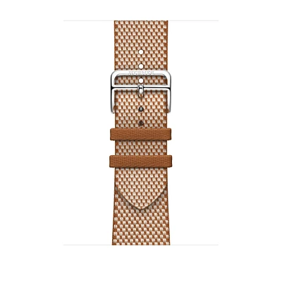 Apple Watch Hermès - 45mm Gold/Écru Toile H Single Tour