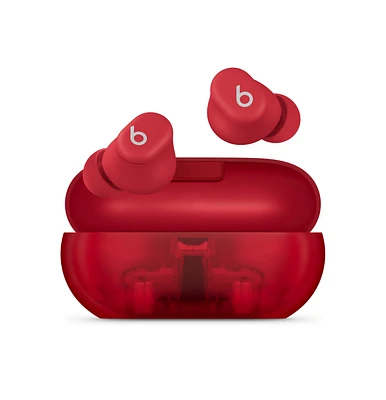 Beats Solo Buds — True Wireless Earbuds — Transparent Red
