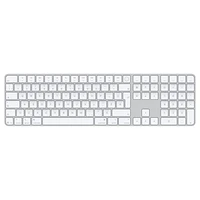 Magic Keyboard with Touch ID and Numeric Keypad for Mac models with Apple silicon (USB‑C) - French (Canada) - White Keys