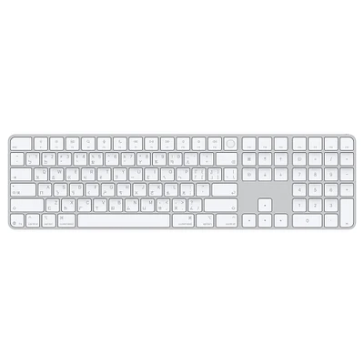 Magic Keyboard with Touch ID and Numeric Keypad for Mac models with Apple silicon (USB‑C) - Chinese (Zhuyin) - White Keys