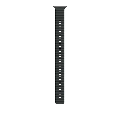 49mm Black Ocean Band Extension - Natural Titanium Finish