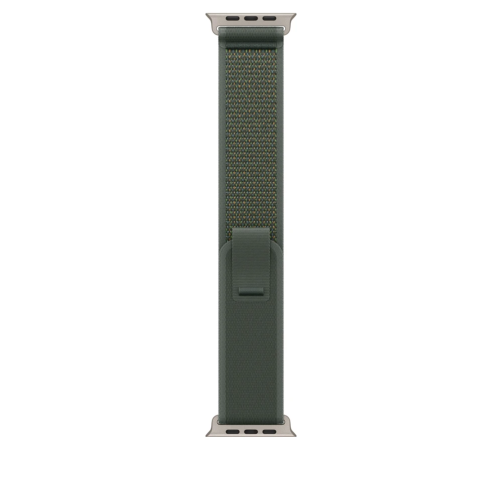 49mm Green Trail Loop – S/M - Natural Titanium Finish