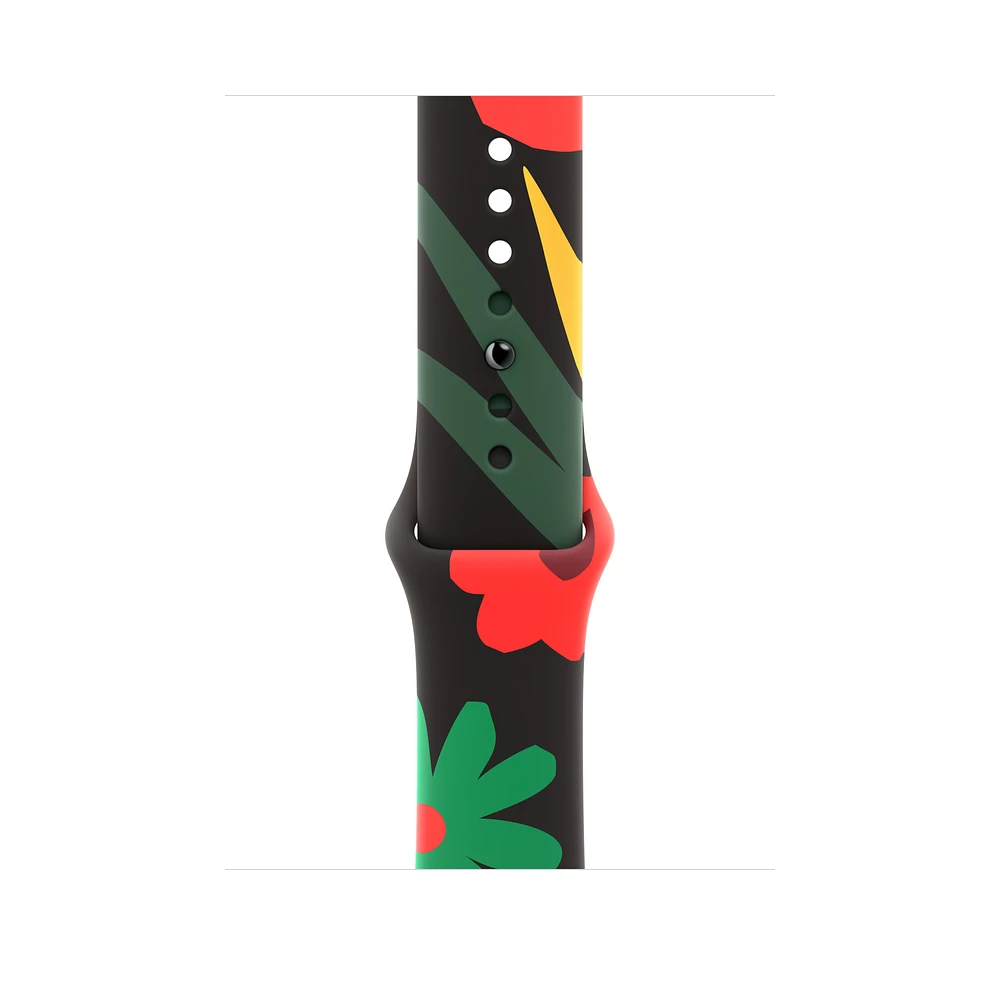 46mm Black Unity Sport Band - Unity Bloom - S/M