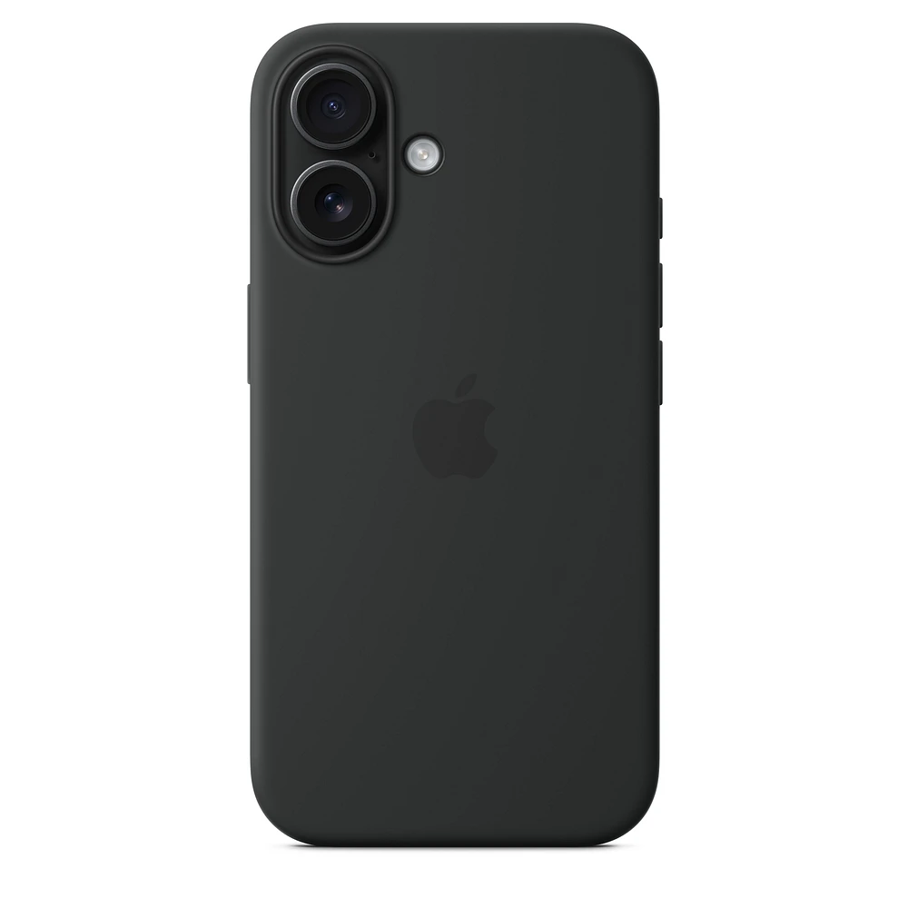 iPhone 16 Silicone Case with MagSafe – Black