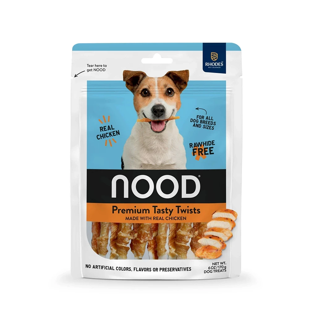 NOOD Pet Food Chicken Twister Flavor Adult Dog Treats 6oz