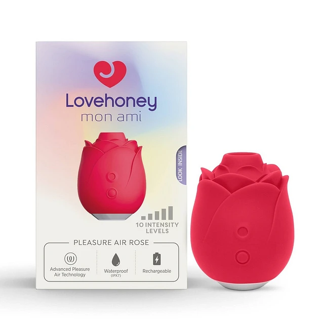 Lovehoney mon ami Waterproof Rose Suction Vibrator | Mission Valley