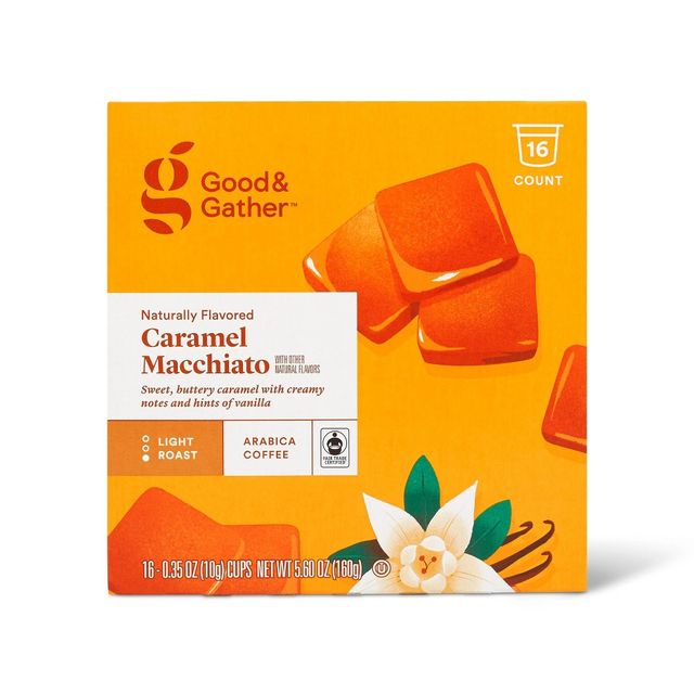 Good Gather Naturally Flavored Caramel Macchiato Light Roast