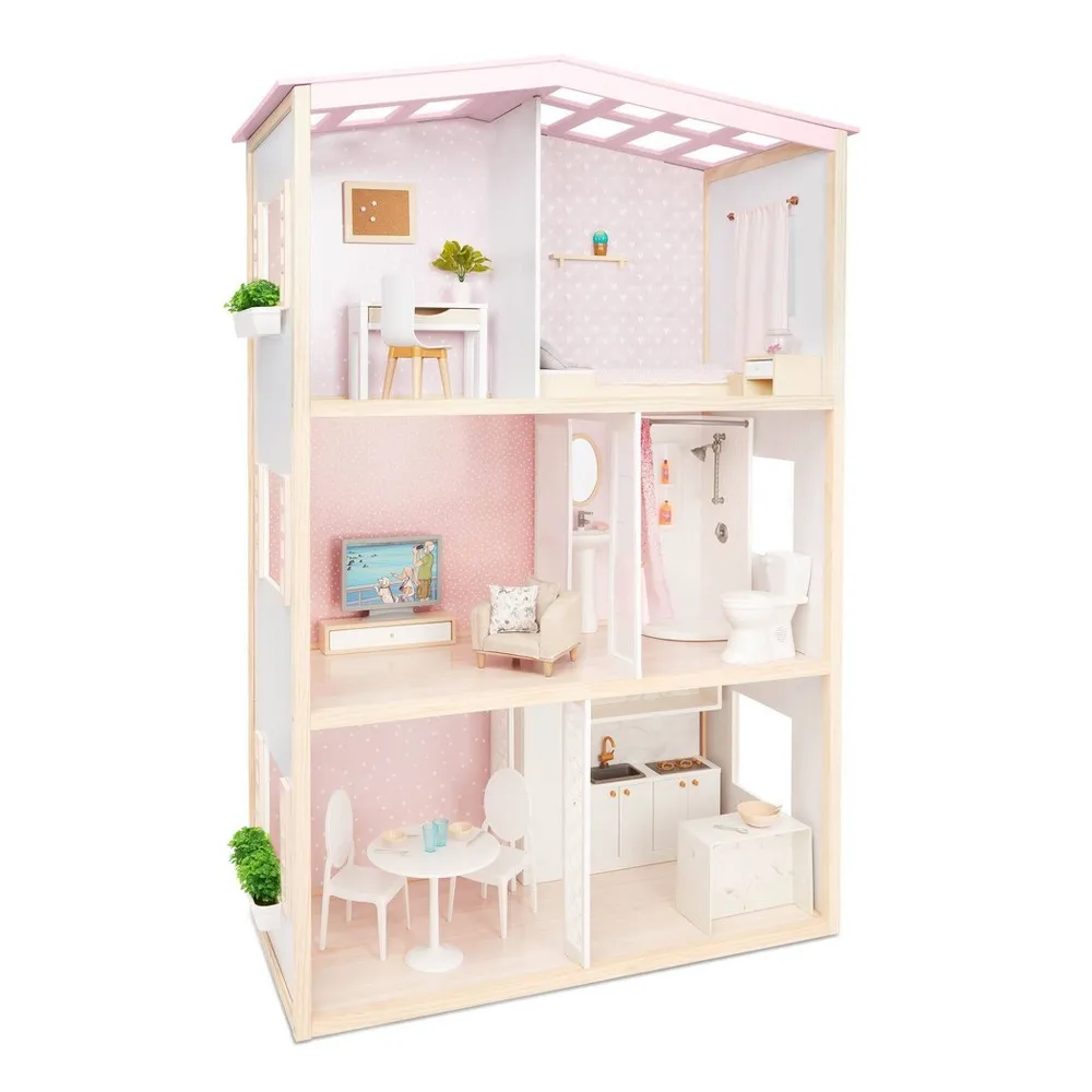 Generation Cozy Cabin Our Generation Wooden Dollhouse Inch Doll