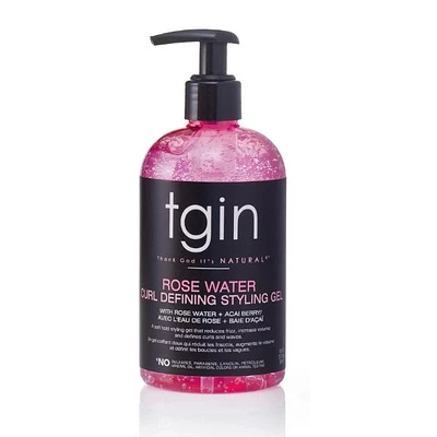 TGIN Rose Water Curl Defining Styling Gel