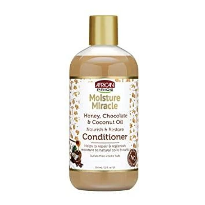 African Pride Moisture Miracle Honey, Chocolate & Coconut Oil Conditioner 12oz