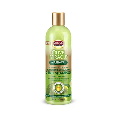 African Pride Olive Miracle 2 in 1 Shampoo & Conditioner