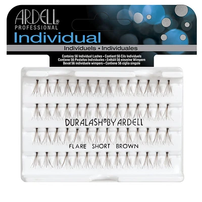 Ardell Professional Individual: flare short brown