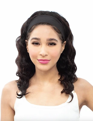 Head Band Human Hair Wig - Ocean Wave 18