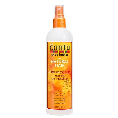 Cantu Shea Butter for Natural Hair Comeback Curl Next Day Curl Revitalizer 12oz