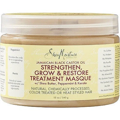 Shea Moisture Jamaican Black Castor Oil Strengthen, Grow & Restore Treatment Masque
