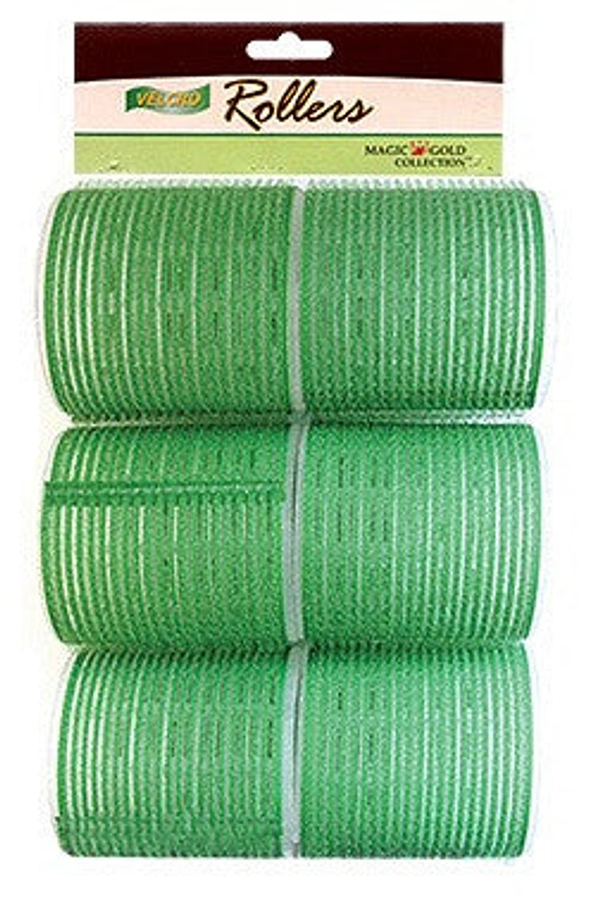 Magic Gold Velcro Rollers Green