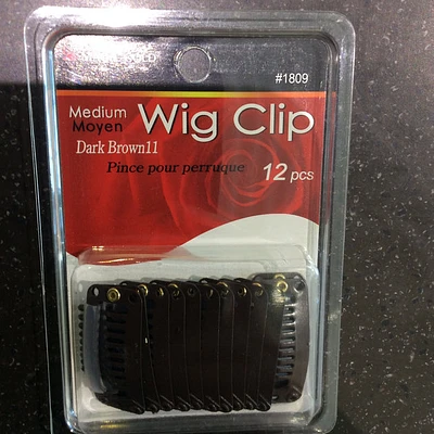 Medium Brown Wig Clip