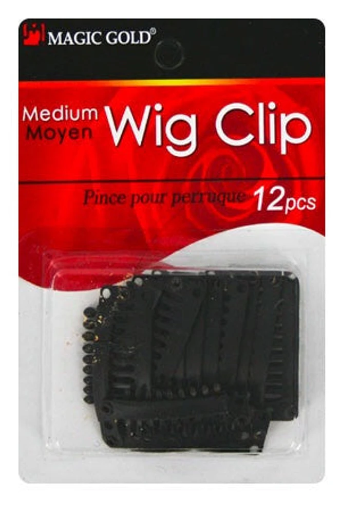 Medium Black Wig Clip