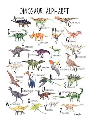 Dinosaur Alphabet - Dear Eyla