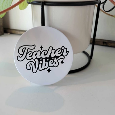 Teacher Vibes Coaster - All Decked Out