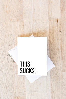 This Sucks Card - Morse Code Love Prints