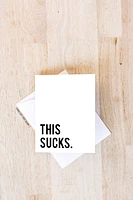This Sucks Card - Morse Code Love Prints