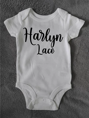 Custom Name Onesie (Style