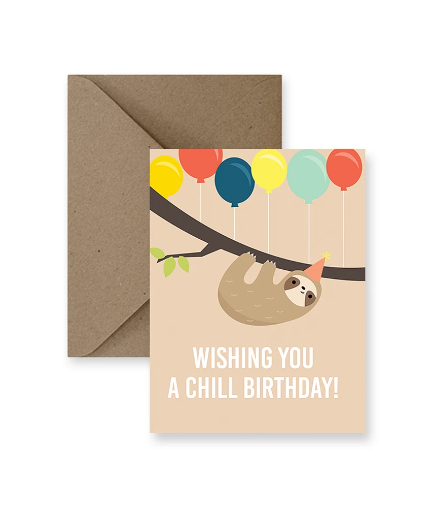 Wishing You A Chill Birthday Card - IM Paper