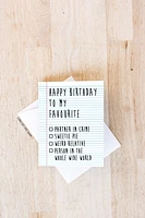 Checkbox Birthday Card - Morse Code Love Prints