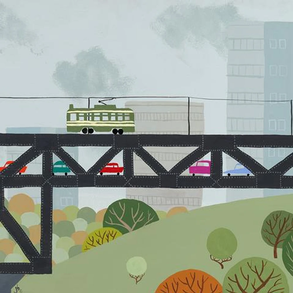 Edmonton High Level Print - Snow Alligator