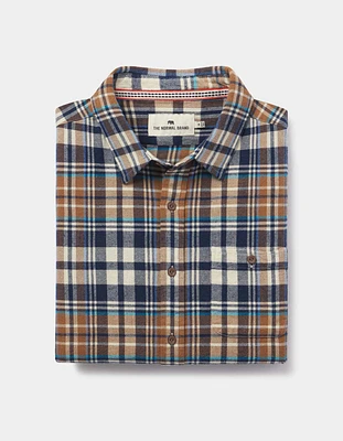 Hudson Double Brushed Flannel Cedar Plaid